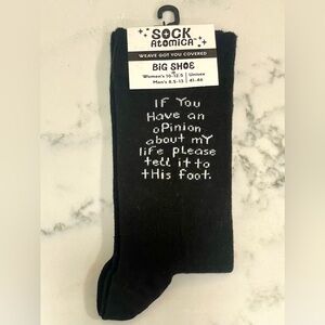 Sock Atomica‎ Women's 10-12.5 Unisex
Men's 8.5-13- New